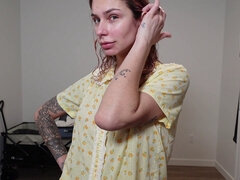 Amateur, Ladyboy, Shemale, Solo, Tattoo