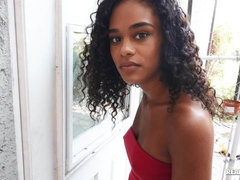 黒人, フェラチオ, バック, 黒人, 手コキする, 異人種間, パンティ, ストリッピング