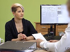 面接, 巨乳な, エロ熟女, 食べ物, Hd, なめる, ハメ撮り, オマンコ