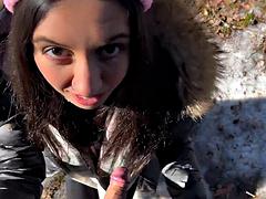 Blasen, Besamung, Spermaladung, Fetisch, Hd, Im freien, Pov, Realität