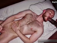 アナル, デカチン, 黒人, イく瞬間, 黒人, 顔射, ゲイ, ドイツ人