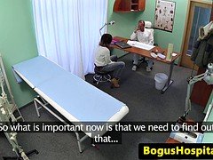 Inked euro patient fingered and pussylicked