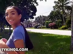 Sucer une bite, En levrette, Hd, Léchez, Seins naturels, Petite femme, Chatte, Chevaucher