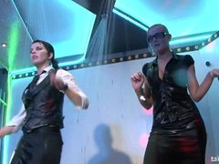 Black, Clothed, Dancing, Interracial, Lesbian, Party, Pornstars, Wet