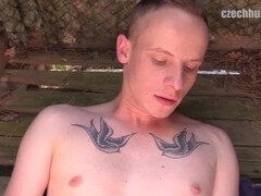 Czech hunter enjoys anal outdoors adventure