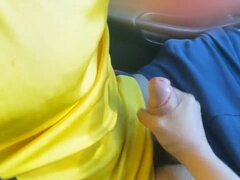 Big cock, Car, Masturbation