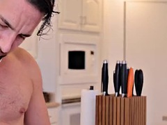Anal, Homosexuelle, Poilue, Hard, Fille latino, Muscle, Chevaucher, Tatouage