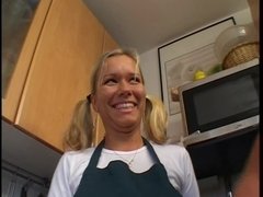 Enthousiasteling, Kont, Lieveling, Blond, Huisgemaakt, Natuurlijke tieten, Pools, Tiener