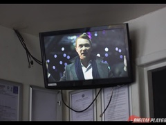 お尻, イギリス人, カップル, バック, ヨーロピアン, 小柄, オマンコ, タトゥー