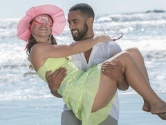 デカ尻, デカチン, フェラチオ, 茶髪の, バック, 自然山雀, ショートヘア, オッパイの