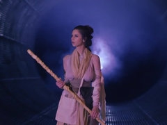 Incredible porn film as a parody of Star Wars movies