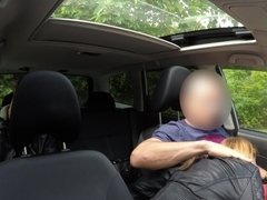 Tetas grandes, Mamada, Coche, Pene, Adolescente