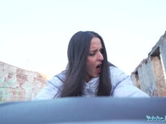 Hard Fast Fucking in a Basement with a Sexy Brunette