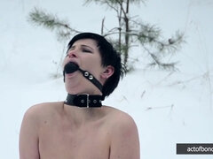 Bondage discipline sadomasochisme, Gebondenheid, Bruinharig, Fetisj, Voeten fetish, Hd, Naakt