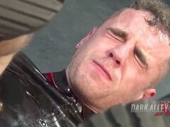 Massive gay raw load, anal rimming, and cum guzzling action