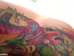 Grosser arsch, Grosser schwanz, Blondine, Blasen, Vollbusig, Schwanz, Interrassisch, Titten