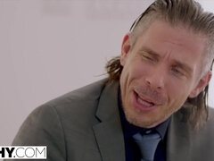 Анальный секс, Большие сиськи, Блондинки, Минет, Член, Двойное проникновение, Белье, Наездница