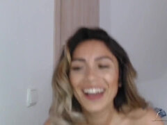 Grote mammen, Rondborstig, Vrouw, Monster, Natuurlijke tieten, Alleen, Tieten likken, Webcamera