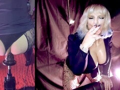 Grosser schwanz, Schwarz, Schwanz, Dildo, Erotisch, Transfrau, Abendanzug, Spielzeuge