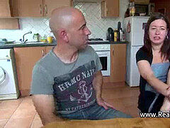 素人, アナル, ぽっちゃり, ぽちゃ, カップル, 顔射, 彼女, ストッキング