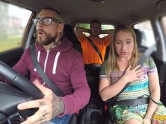 Fake Driving School - Learners Post Lesson Have Sex Session 1 - Olga Cabaeva