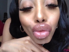 美女, デカパイ, 黒人, 巨乳な, レズビアン, 怪物, 一人, オッパイの