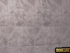 Salle de bains, Sucer une bite, Queue, Hd, Fille latino, Pov, Douche, Tatouage