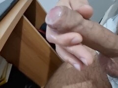 Sperma shot, Homo, Handbeurt
