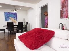 Aunt Judy Busty Redhead Mature with Monster Boobs in POV scene - Andi James Masturbation