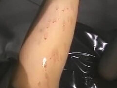 Grosser arsch, Fesselspiele, Domination, Frau, Fetisch, Latex, Muschi, Hintern versohlen