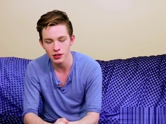 Adorable twink guy Nico Michaelson gets horny and wanks it