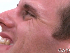 Watch this hot guy stretch out his buddy's tight ass while getting a good hard fuck