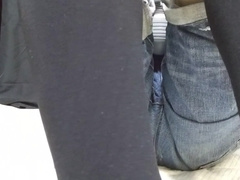 A Boys Stepdaughter Wearing Jeans Pee While Playing With An Electric Massager