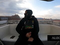 Public masturbation Budapest Eye