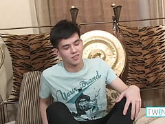 Cute Asian Teen Xander Satisfies His Tight Ass With A Toy!