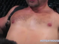 2 muscular bears in lusty queer pornography movie