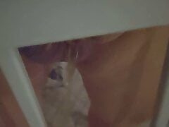 Piss out door