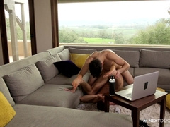 NextDoorBuddies Otters Meet on Web Cam and Bang-Out