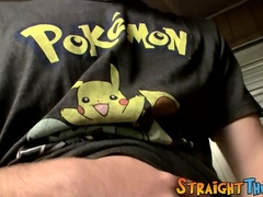 Lustful straighty Daniel Delong solo masturbates & cums