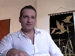 Chubby beefcake has to take dick deep