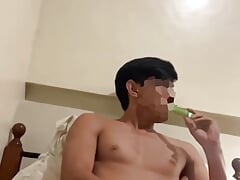 Gay solo handsome big cock Cumshot