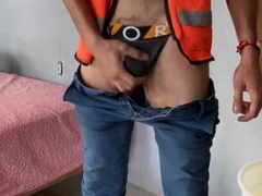 Queer fapping off at work