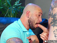 going knuckle deepCentral Fisting The Office mega-bitch