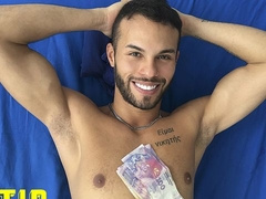 Inked Latin amateur bouncing on a hard cock