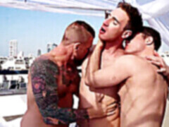 Big cock blowjobs, muscle rimming, big cock outdoor