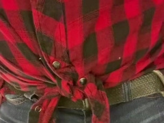 Plugged, dousing, boinking and spunking in my taut denim