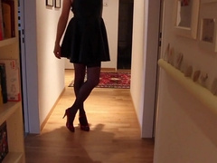 Leather Skirt, Red Heels: Crossdresser's Solo Play