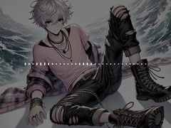 Sensual solo man with a deep voice moans provocatively in gay ASMR roleplay