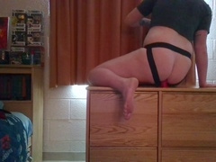 Gay jockstrap, bubble butt teen, tattooed teen