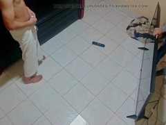 Seducing the technician at home